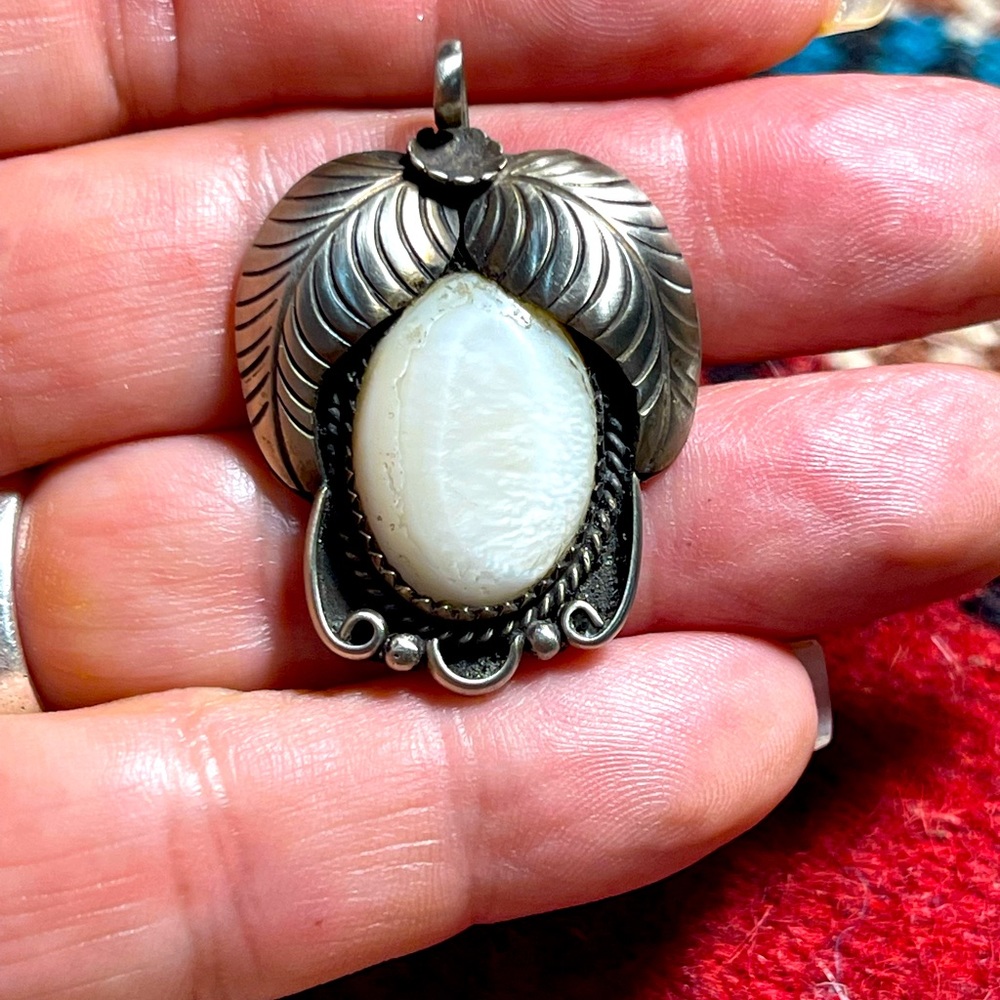 SOLD …Navajo Vintage MOP pendant
